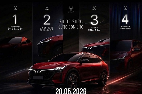 20.05.2026 – VinFast Sắp Hé Lộ Một Diện Mạo Hoàn Toàn Mới
