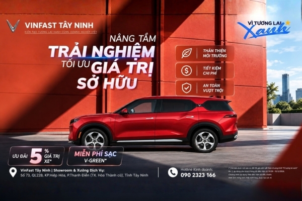 Giá Lăn Bánh VinFast VF9 Tây Ninh 2026 & Ưu Đãi Mới Nhất