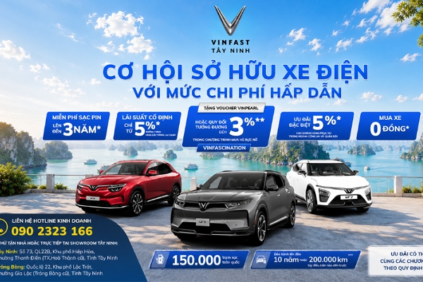 Giá Lăn Bánh Xe Điện VinFast Tại Tây Ninh Mới Nhất 2026: Cơ Hội Sở Hữu Xe Điện Với Chi Phí Hấp Dẫn Chưa Từng Có