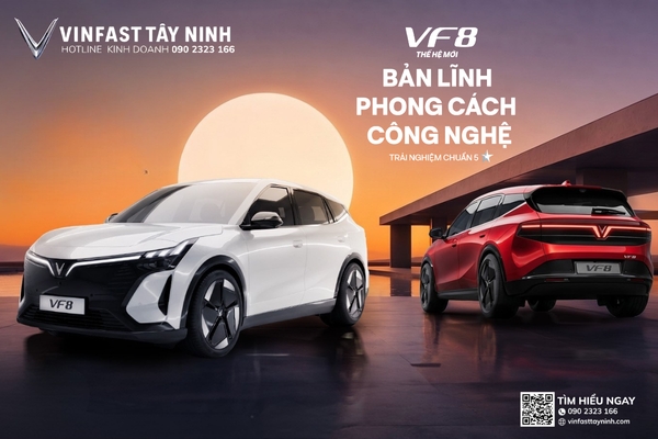 Giá Lăn Bánh VF8 Thế Hệ Mới 2026 Tại Tây Ninh – Ưu Đãi 51 Triệu + Bảng Màu Cá Tính Độc Đáo