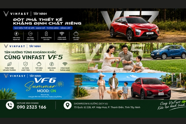 Từ đô thị đến gia đình: Chọn VF 5, VF 6 hay VF 7 tại VinFast Tây Ninh?