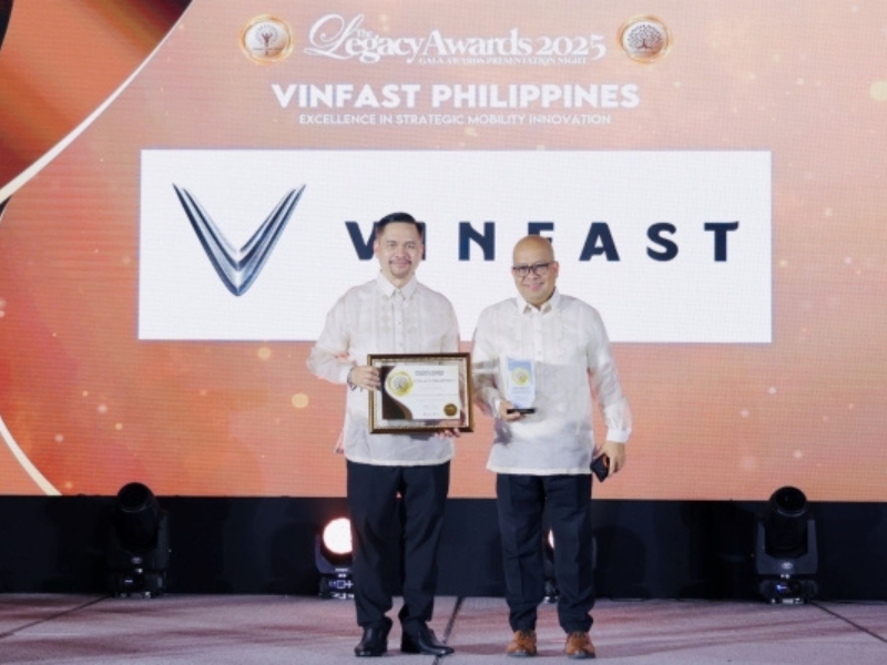 VinFast Philippines được vinh danh tại Giải thưởng Di sản Doanh nghiệp 2025 – Niềm tự hào thương hiệu Việt