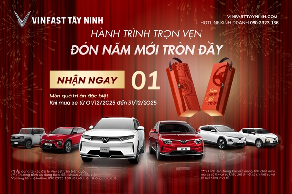 VinFast Tây Ninh Tri Ân Khách Hàng – Chào Đón Năm Mới An Khang & Tròn Đầy