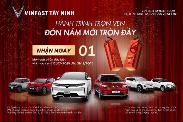 VinFast Tây Ninh Tri Ân Khách Hàng – Chào Đón Năm Mới An Khang & Tròn Đầy
