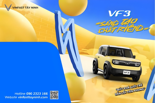 Xe Điện Nhỏ Gọn Hiện Thực Hóa Giấc Mơ Ô Tô Gia Đình Việt – VinFast VF 3 Tại VinFast Tây Ninh